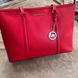 Michael Kors Vibrant Red Tote